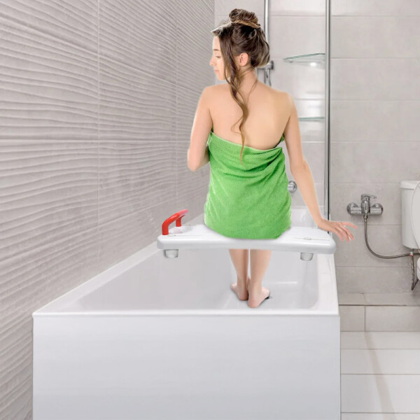 HomeLife Állítható fürdőkád ülőke kapaszkodóval