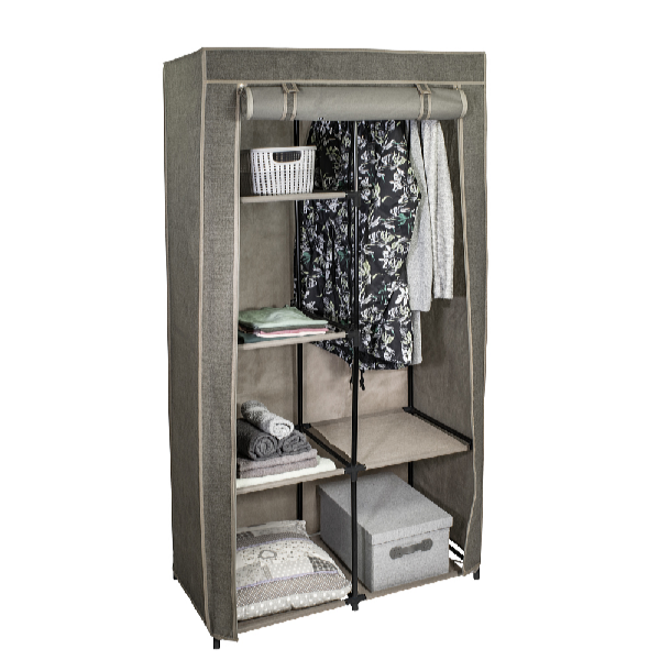 HomeLife Mobil szekrény barna