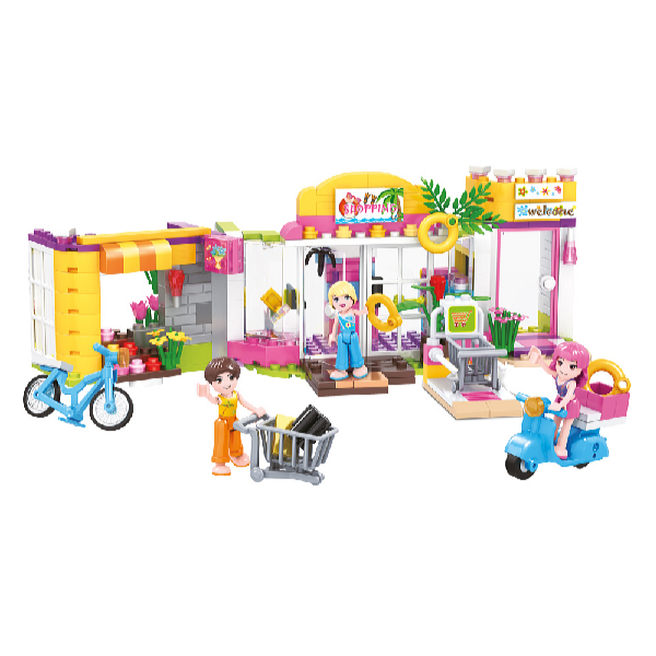 Kids World Girls Shopping építőjáték 376 db