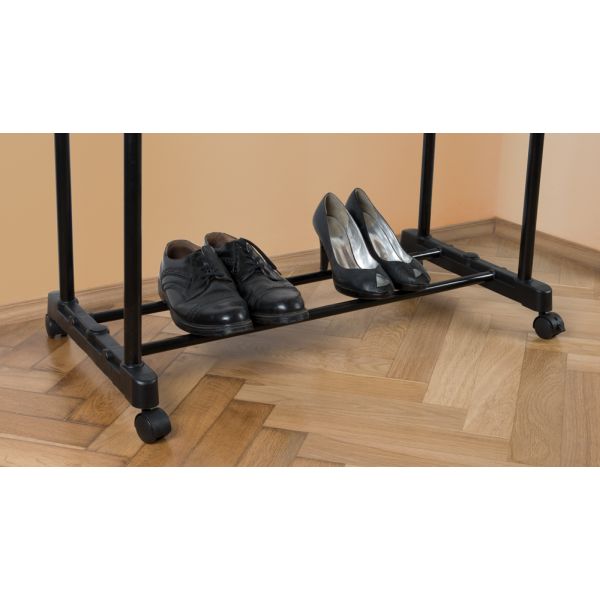 HomeLife Suport dublu pentru haine cu rotile