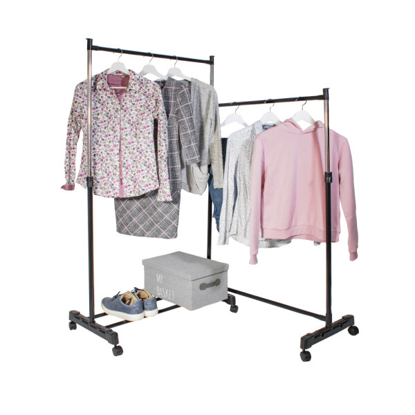 HomeLife Twin gurulós ruhaállvány