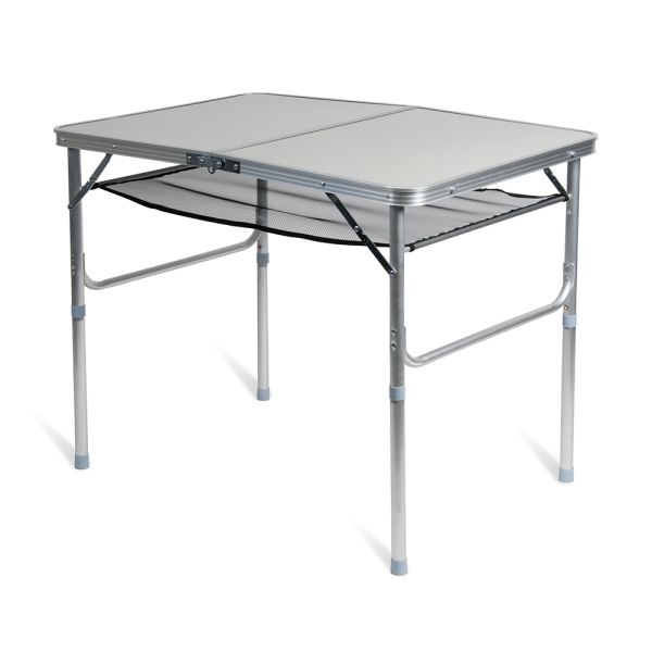 Garden King Masă pliabilă de camping cu plasă de depozitare 90 x 72 x 60 cm
