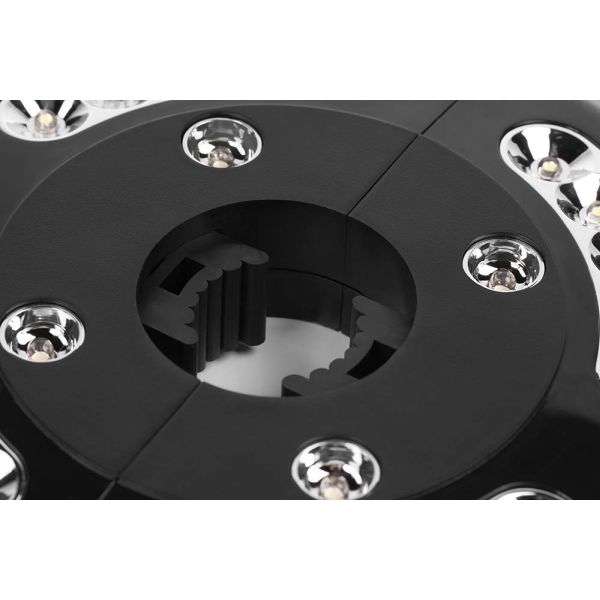 Garden King Lámpa napernyőre 24 LED 20 cm átmérővel