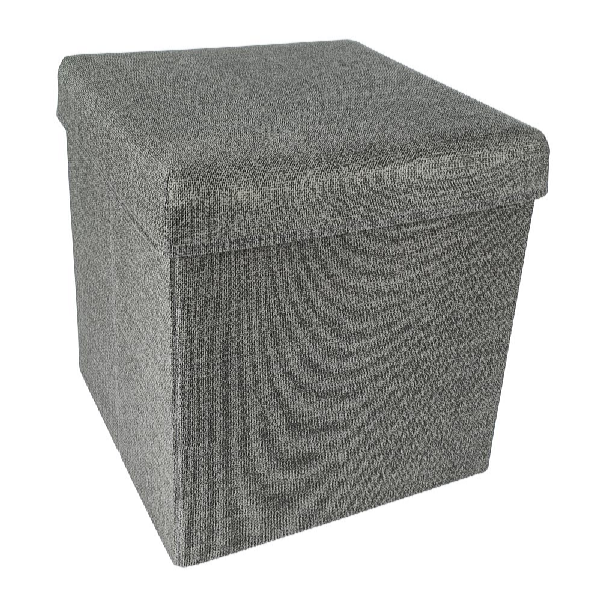 HomeLife Összecsukható tárolózsámoly 37 x 37 cm