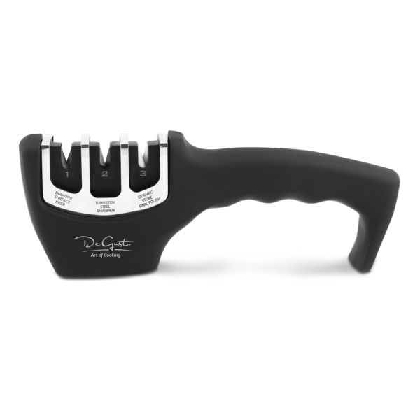 De Gusto Ascuțitor universal pentru cuțite WB-008 negru
