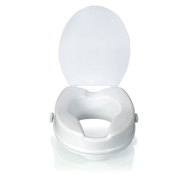 HomeLife Magasított WC ülőke fedéllel BT430