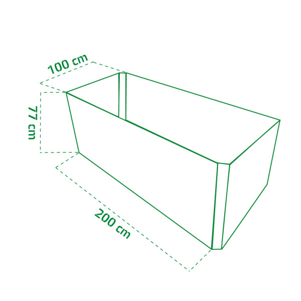 Garden King AGRO BED pat înalt