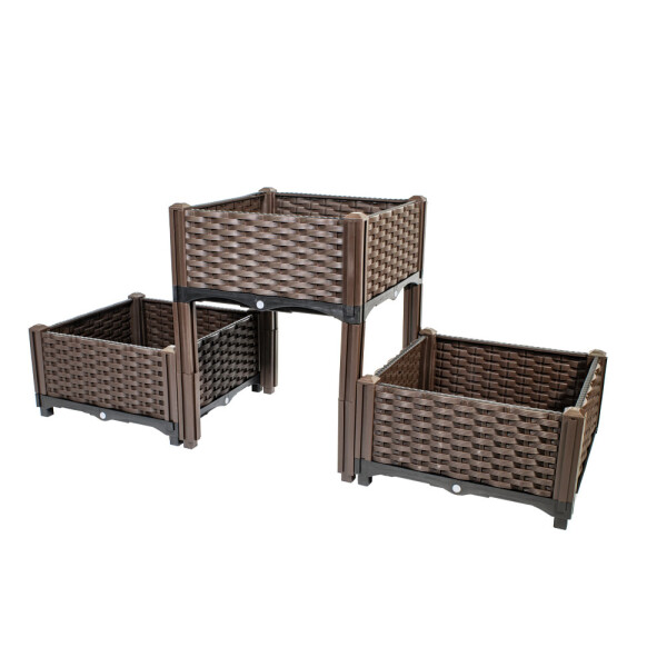 Garden King Multiflex pat modular înălțat - stâlp