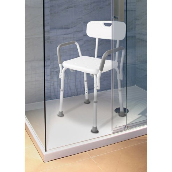 HomeLife Fürdőszobai karosszék állítható magassággal